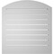 Ekena Millwork Arch Top Surface Mount PVC Gable Vent w/ 2"W x 2"P Brickmould Sill Frame, 28"W x 28"H GVPAR28X2803SN - alternate 5